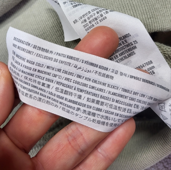 Abercrombie & Fitch Soft A&F Cropped Sunday Hoodie Sage Green - Picture 7 of 11